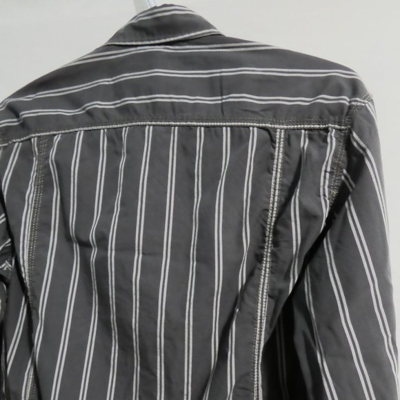 ESPRIT, Slim Fit, xs, extra small, striped button down front shirt, GUC - Picture 10 of 15